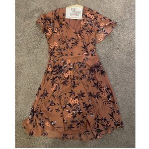 Express Floral Mini Dress